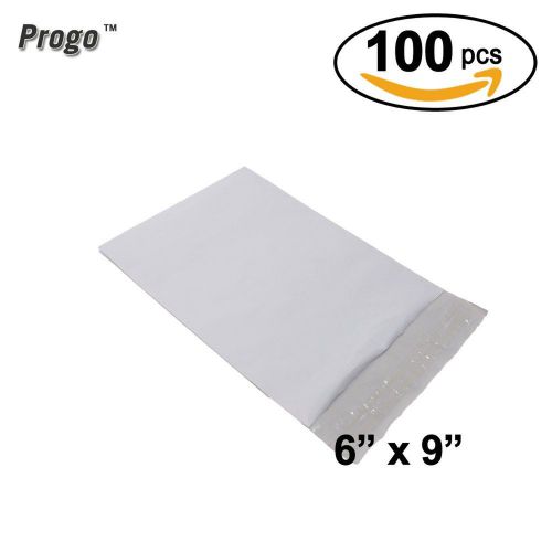 Progo 100 ct 6x9 self-seal poly mailers. tear-proof water-resistant and posta... for sale