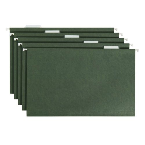 Smead hanging file folders - green, legal size - 50 ct. for sale