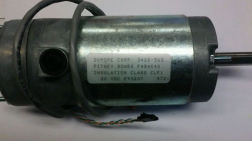 Dumore corp 3422-562 Pitney Bowes F484040 motor