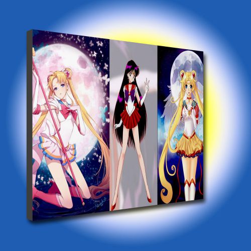 Anime, HD,Sailor Moon, Decal, Wall Art, Banner, Canvas Print