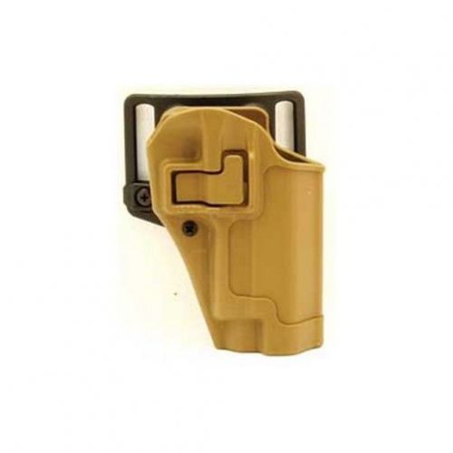Blackhawk 410500CT-R Matte Serpa CQC Conceal Holster Tan Polymer RH for Glock 17
