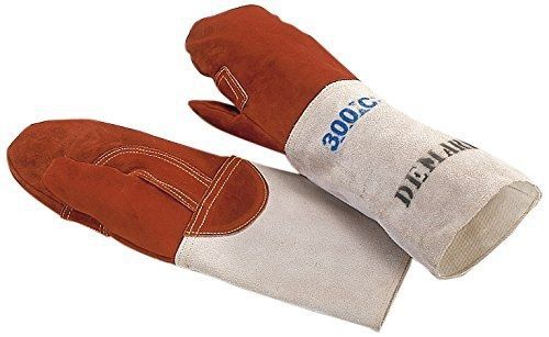Sasa demarle g 0201 a leather oven gloves, 12&#034; length, 6&#034; width, 1&#034; height for sale