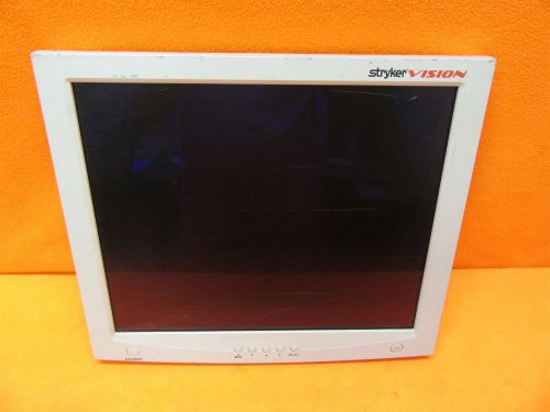 Stryker Vision 19&#034; Flat Panel Monitor Medical Endoscopy Monitor 240-030-900