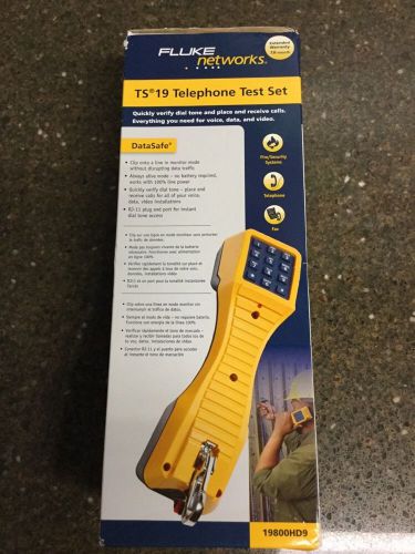 Fluke Networks 19800009 TS19 Telephone Test Set with Angled Bed of Nails Clips