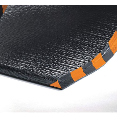 Andersen antifatigue mat, blk, orange brdr, 3ft x 5ft new, free shipping, $pa$ for sale