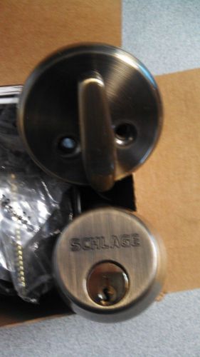 Locksmith schlage b360n-613 single cylinder deadbolt us 609 c keyway for sale