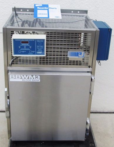Jewett BBWM3-1B Undercounter Blood Bank Refrigerator, Recorder, Alarm Chart Pack
