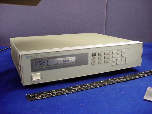Good used hp ib system regulated programmable 100v-1a supply w/manual mod.6634a for sale