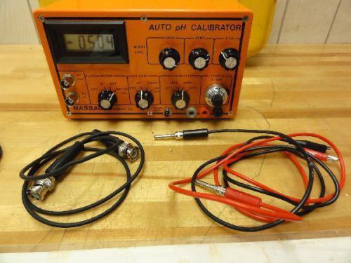 Nassau Instrument Auto pH Calibrator, Model 2090, BNC Cables