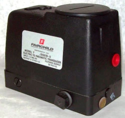 Fairchild t5100 electro pneumatic transducer t5100b-1 for sale
