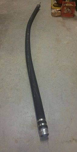 3&#034; RUBBER SUCTION / DISCHARGE HOSE, PETROLEUM / FUEL RATED, CAMLOCKS, CAM LOCK