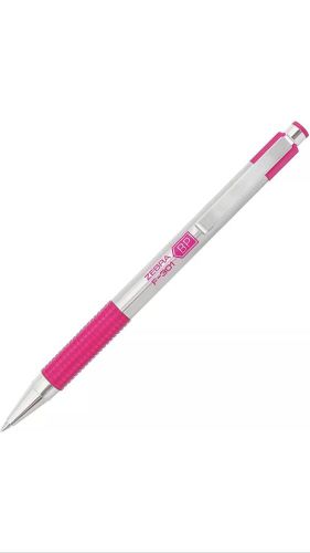 Zebra F-301 Lightweight Stainless Steel Ballpoint Pens - Medium Pen Point-2 Pens