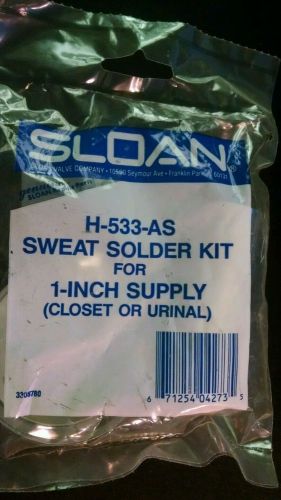 Sloan Sweat Solder H-533-AS 1-Inch Supply ( closet or urinal )
