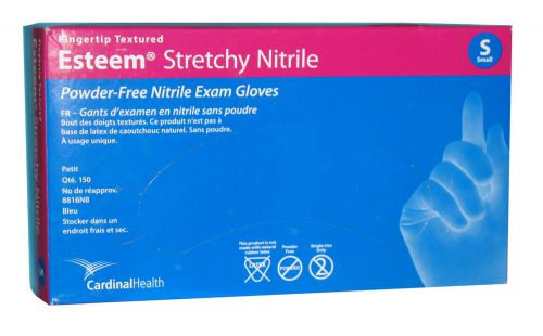 Nitrile blue disposable gloves medical hand exam box of 150 powder free tattoo for sale