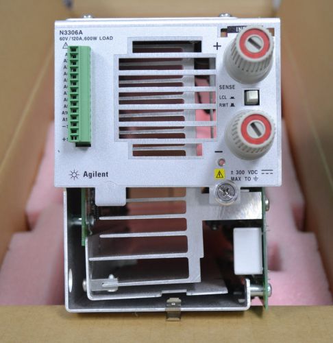 Agilent keysight n3306a electronic load module 0-60v, 0-120a, 600w new in box for sale