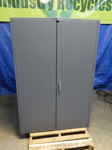 Durham Heavy-Duty Storage Cabinet 78&#034; x 48&#034; x 24&#034; Steel Gray JC-137-3S-95