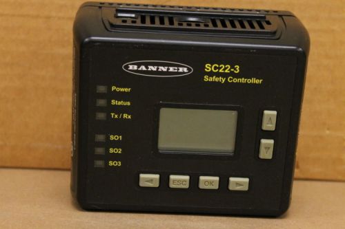 BANNER SC22-3 SAFETY CONTROLLER