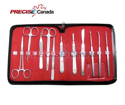 QUALITY SURGICAL INSTRUMENTS ANATOMY SET OF BASIC DISSECTING KIT STAINLESS