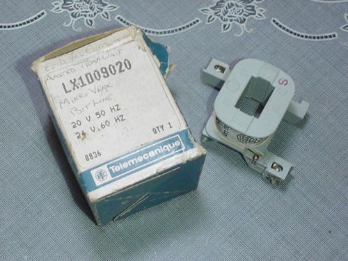 Telemecanique LX1D09020 Contactor Relay Coil 20V/24V 50/60 Hz NEW IN BOX!
