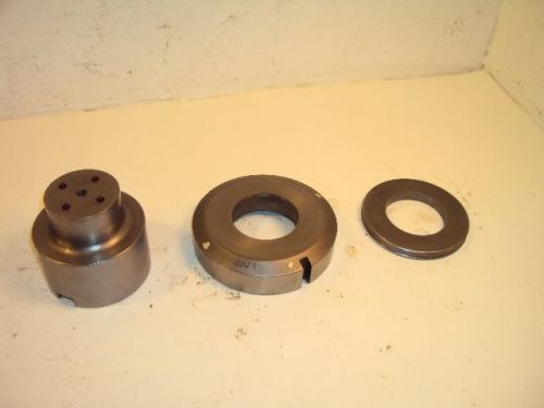 Amada 3-1/2&#034; Station Tooling 2.262&#034; Round Punch Die &amp; Stripper Plate