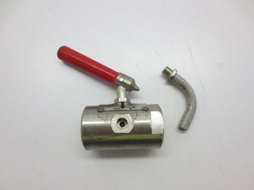 D/A BALL VALVE 3/4&#034; STAINLESS 600PSI 500F