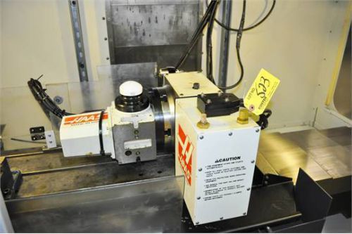 HAAS 8&#034;4TH AXIS ROTARY INDEXER WITH HAAS SINGLE STATION 5-C COLLET