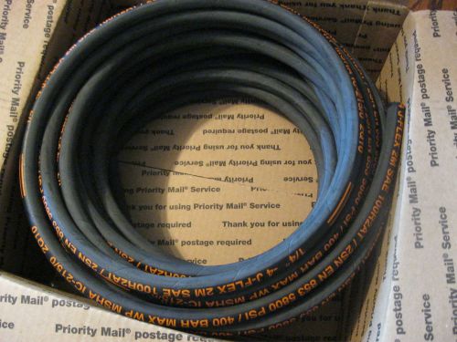 J-flex hydraulic hose 1/4&#034; 25-ft 2m 2sn/sae 100r2-at 5800 psi for sale