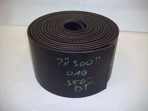 7&#034; x 300&#034; Conveyor round baler repair rubber incline flat flexco belt lacer