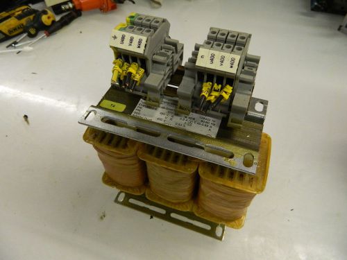 J. schneider 0.370 kva machine transformer, dles 0.4b-0449t03001, used, warranty for sale