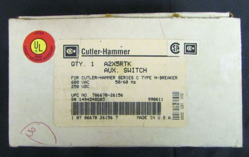 CUTLER HAMMER A2X5RTK Type N Breaker 2A 2B Terminal Block Auxiliary 1494D48G03