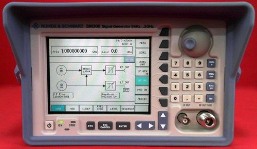 R&amp;S SM300 Signal Generator, 9kHz to 3GHz