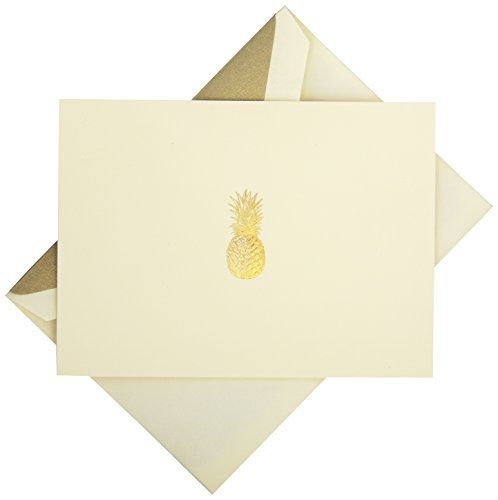 Crane &amp; Co. Hand Engraved Pineapple Note (RF1411)