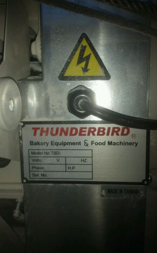 Thunderbird table top tabletop dough sheeter roller free shipping! for sale