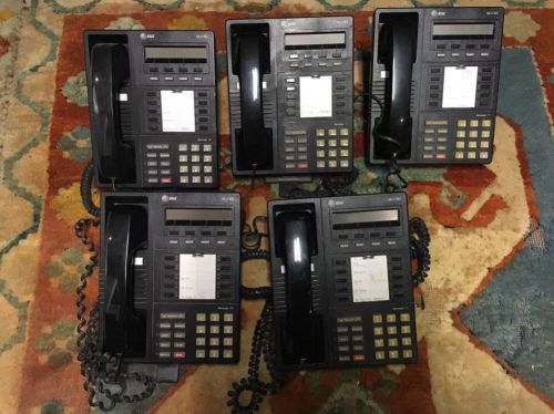 Lot of 5 AT&amp;T Luecnt MLX-10D Avaya Black Business Office Display Phones