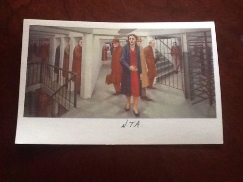 The Subway Postcard Print by George Tooker 5.5&#034; X 3.5&#034;