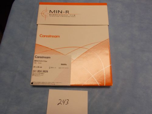 Carestream MIN-R Mammography Film (100 sheets) # 8243826 (exp 2016-11)
