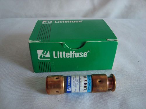New in box littelfuse box of 10 powr-gard fuses flnr  2-1/4 amp 250 volt copper for sale