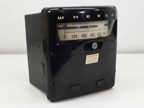 Wheelco Instruments 4010 ~ 1200 Degrees C Vintage Temperature Display Gauge 401