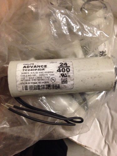 Phillips advance dry film hid 1-3/4&#034; capacitors 7c240p40r 400w mt mh ballast for sale