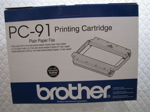 FREE SHIP!!! BROTHER FAX TONER PC-91 900 950M 980M 1500M 1000P  NEW IN BOX