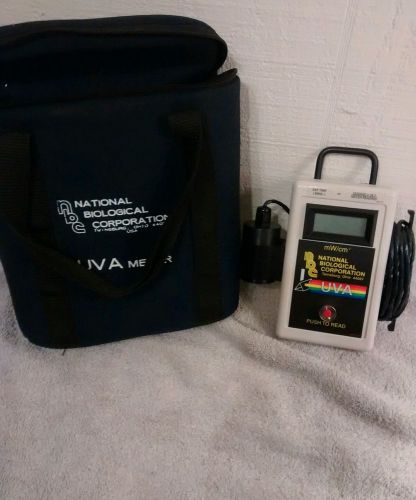 UVA-Meter, UVA-400C, Calibrated, National Biological Corporation, carrying case