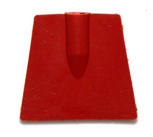 Natural Red Rubber Spatula Attachment for Stirring Rods - Pack of 5