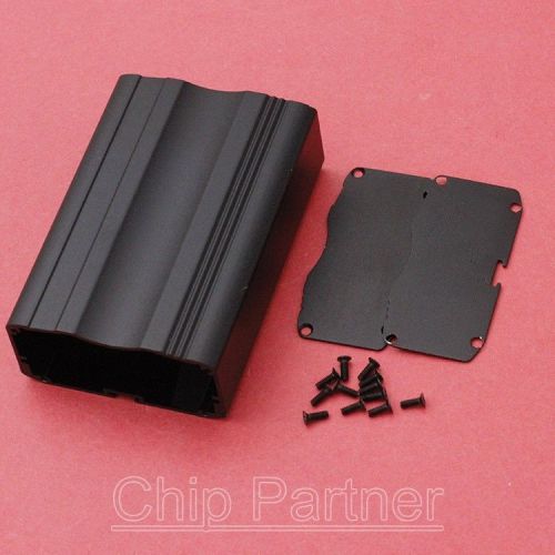Aluminum Power Box 80*53*26mm PCB Instrument Black for Power/etc.