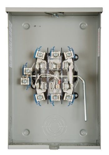 Murray rh173gr 3-phase meter socket with 7 jaw, ringless cover, lever bypass, for sale