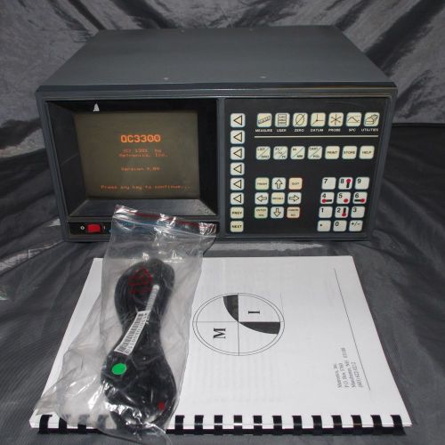 Nice used metronics quadra-chek qc-3300 with 8-pin qms connectors. for sale