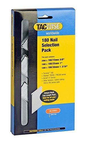 Tacwise 0205 18-Gauge Brad Selection with 5/8-Inch, 1-Inch and 1-1/4 Inch Nails,