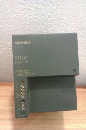 SIEMENS SITOP POWER SUPPLY 220VAC/24DC 10A (6EP1 334-2BA00)