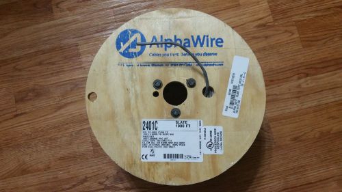 Alpha Wire 2401C-SL001  22/2C  SHLD  CBL  AWG (7/30) TC. ( 1000 FT Spool )