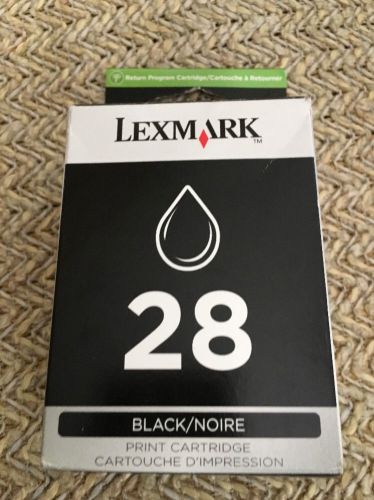 LEXMARK 28 18C1428  BLACK  PRINTER CARTRIDGE YIELDS UP TO 175  PAGES NEW IN BOX
