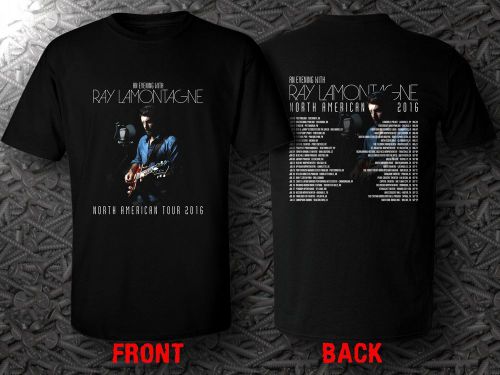Ray Lamontagne North American Tour 2016 Tour Date T Shirts Tee Size S - 5XL